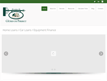 Tablet Screenshot of glenavonfinance.com.au